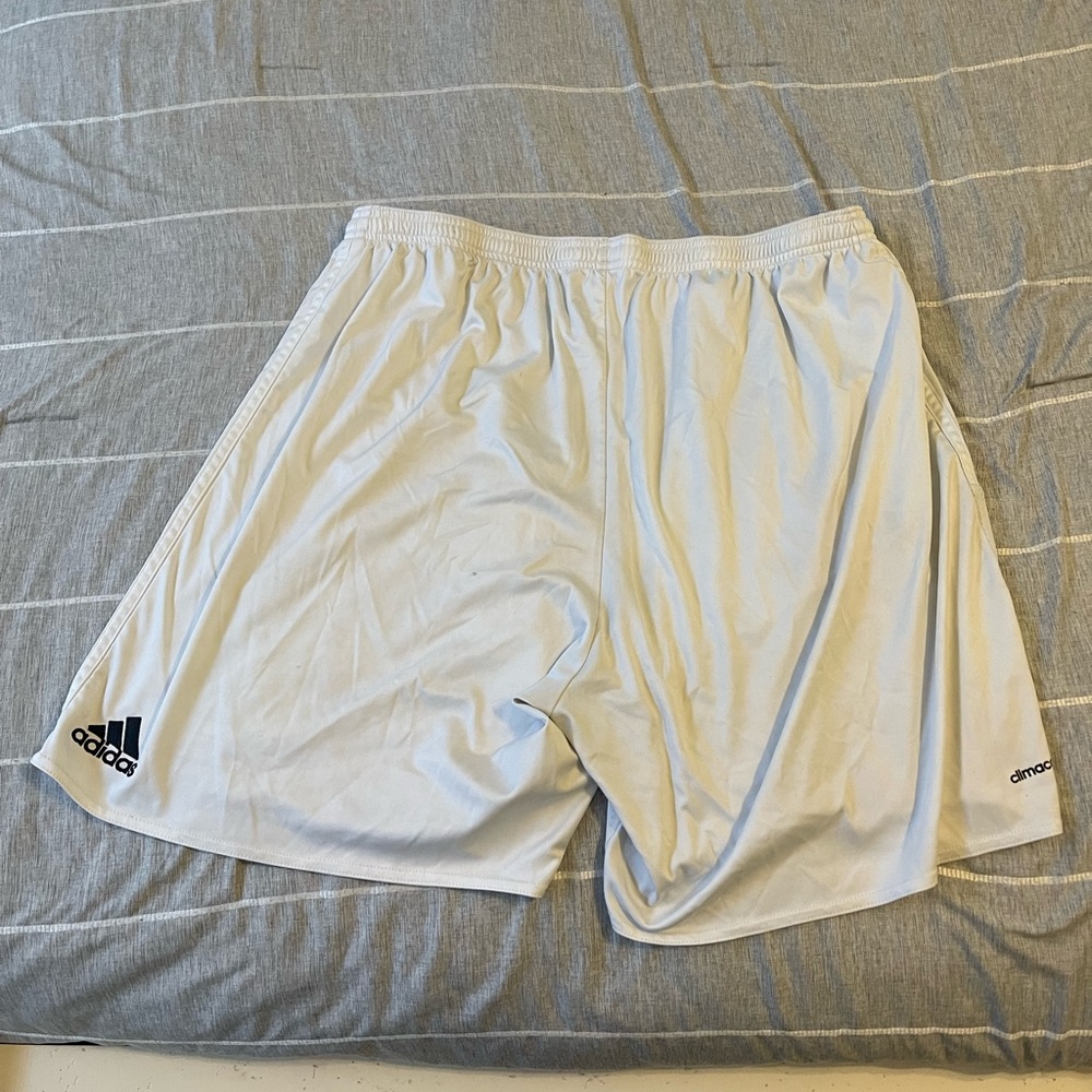 2XL Adidas white shorts